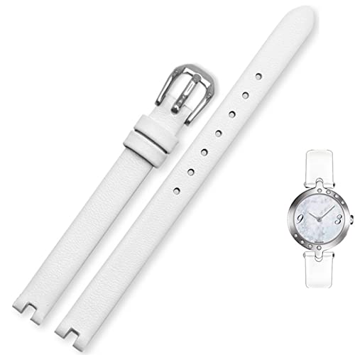 Bracelet montre cuir vache noir femme 8mm 10mm 12mm pour Flamenco T003 209