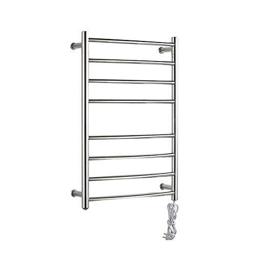 Toallero De Acero Inoxidable Montado En La Pared Eléctrico Calentador De Toallas En Rack Enchufa El Cableado Toallero Calentador De Toallas Multifuncional Toallero De Acero Inoxidable 304 Estante De T