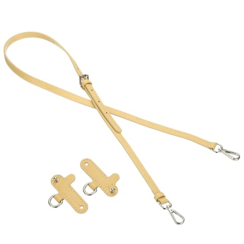 Bandoulière en cuir PATIKIL : sangle réglable avec fermoir pour mini sac fourre-tout
