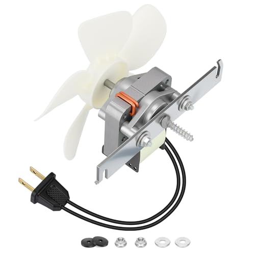 S99080199 Bathroom Exhaust Fan Motor and Blade – 80 CFM 4.0 Sones Vent Fan Motor, Compatible with 512, 512M, 673, 673-C, 8870; Reliable Bathroom Fan Motor for Strong Airflow & Quiet Operation