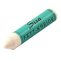 12x SISA Fett-Kreide weiß 17,5 mm