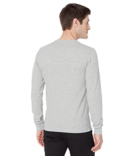 Image of POLO RALPH LAUREN Men's Waffle Knit Long Sleeve Crew Shirt, PWLC2F, Andover Heather, S