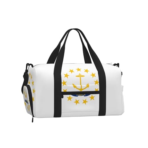 Bolsa de equipaje de Rhode Island de deporte maleta de mano ligera con bandera americana