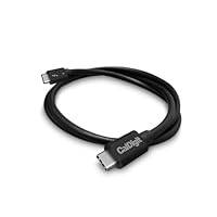CalDigit - Cavo Thunderbolt 4 / USB 4, 40 Gbps, 100 W di ricarica, certificato Intel, compatibile...