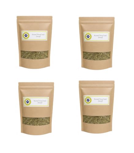 Image of Jyoti Ben's Roasted Abu Road Saunf | Premium Gujarati Mukhwas | Salted After Meal Mouth Freshener | No Preservatives | 250g x 4 Pouches (1kg)