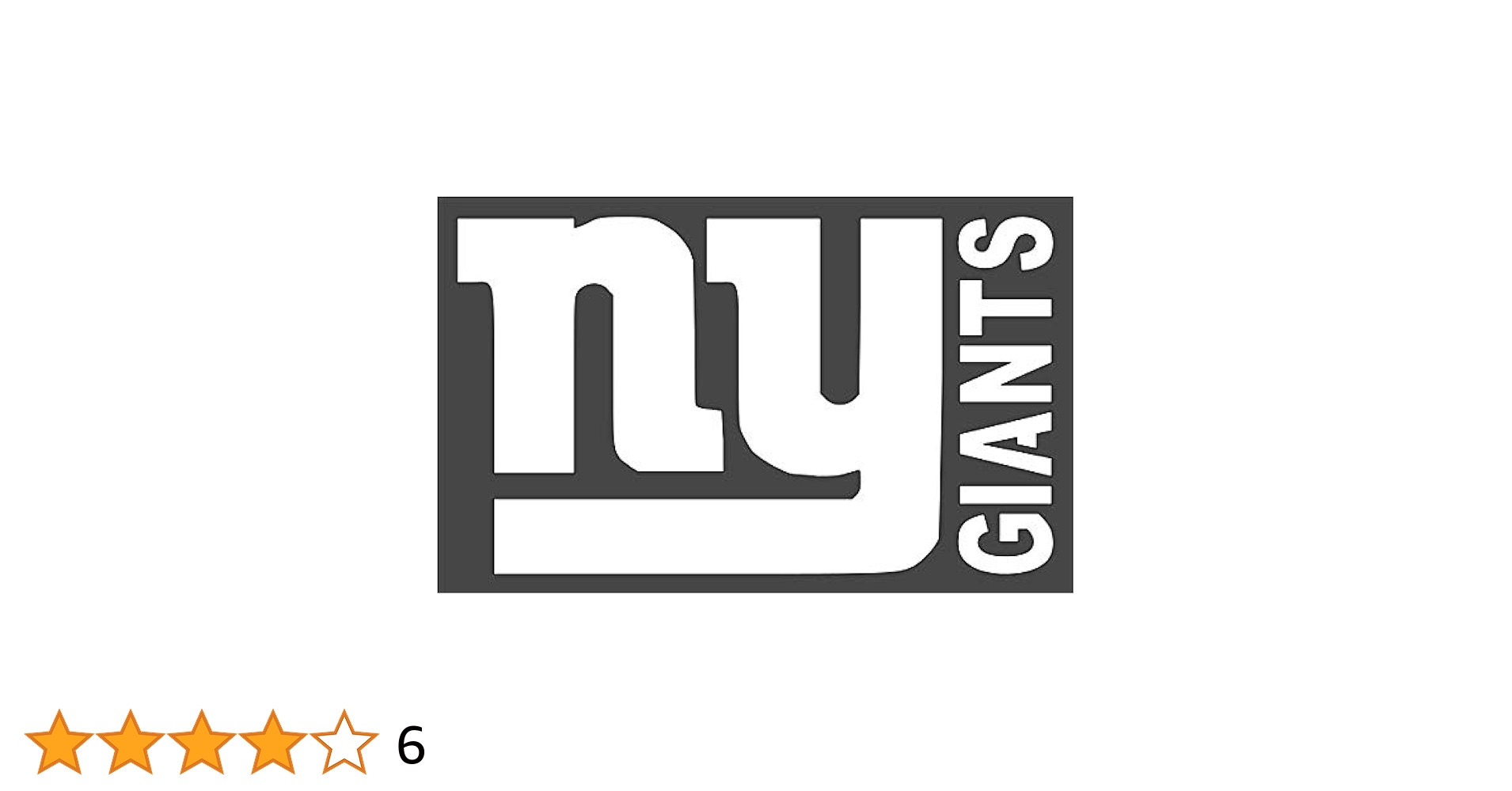 Amazon.com: 1 PCS Custom Cut Stencil NY Giants Crafts, Arts, Scrapbooking - Painting on The Wall, Wood, Glass and Other