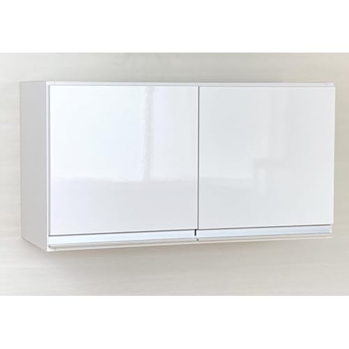 プレミアム吊戸棚 横型 幅75L(奥行30) ホワイト