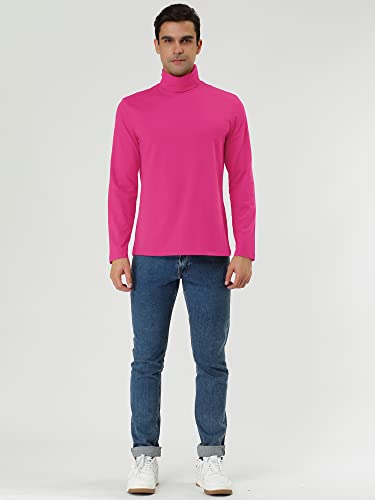 uxcell Men's Turtleneck Top Slim Fit Long Sleeve Pullover Turtle Neck Shirt3