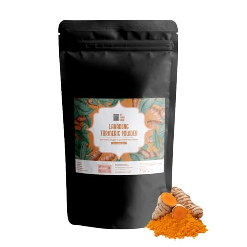 Image of My Pahadi Dukan Lakadong Turmeric Powder 500g, Single Origin from Meghalaya, High Curcumin 8-10%, Hand-Harvested & Sun-Dried, Pure & Chemical-Free Haldi, Strong Aroma & Deep Golden Color, Lab-Tested
