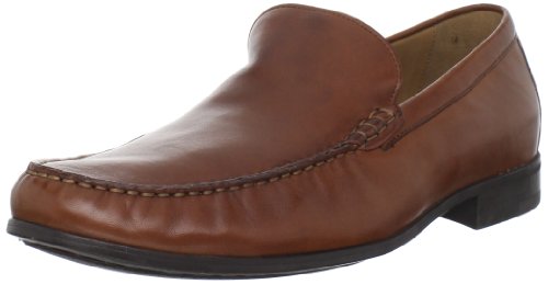 Johnston & Murphy Men’s Cresswell Venetian Shoe | Flexible Rubber Sole | Soft Leather Material | Foam-Cushioned Insole