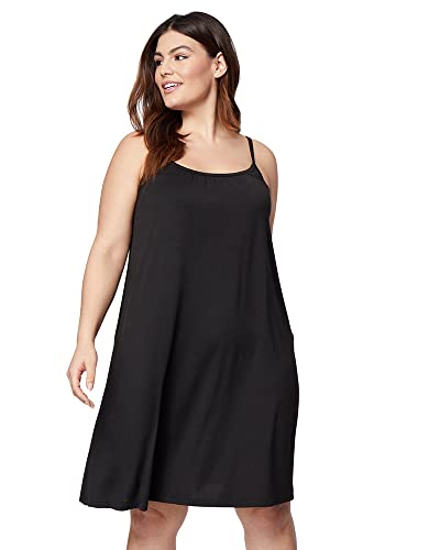 Image of 32 Degrees Women's Cool Flowy Bra Dress | with Built-in Cups | Relaxed Fit | Adjustable Spaghetti Strap