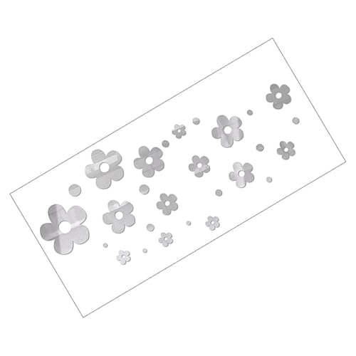 Alasum set 14 piezas de vinilos de flores en acrílico
