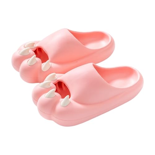 Cat Paw Slippers, Cute Cozy Cat Claw Sandal, Funny EVA Non Slip Kitten Feet Slides, Summer Kitten Paw Shoes for Women