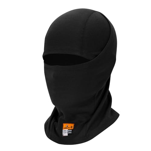 LANLFY Lightweight Shiesty Mask FR Balaclava Skimask for Men Motorcycle Cooling Full Face Covering Racing, Cycling - Black