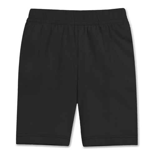 Image of Trampoline Girls Cotton Cycling Shorts Pack of 3 | Black | Stretchy, Breathable & Moisture-Wicking | Snug Fit for Skirts & Dresses | Soft Cotton Blend | Summer Essential Undershorts