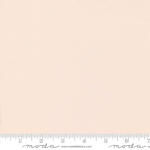 Premium Bella Solids Pale Pink Fabric by the Yard - Luxurious 100% Cotton for Quilting and Crafts