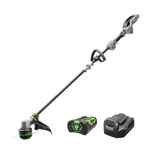 EGO Power+ ST1521S 15-Inch String Trimmer with POWERLOAD and Carbon Fiber Split Shaft Weed Wacker 2.5Ah Battery and Charger Included