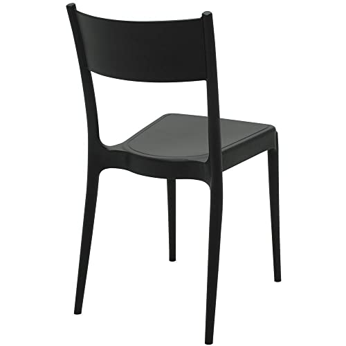 Cadeira Tramontina Diana Eco em Polipropileno e Fibra de Vidro Preto glide