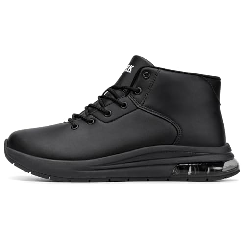 Image of LARNMERN Non Slip Work Boots for Mens Waterproof Chef Shoes