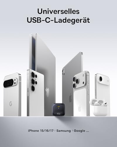 Baseus Enerfill 45W USB C Ladegerät, PD 3.2 AVS GaN Schnellladegerät – Ansicht 5