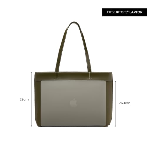 Image of Miraggio Meadow 15 Inch Laptop Tote Bag | Office Tote Bag For Women | Big Totes For Work & Travel With Functional Pockets