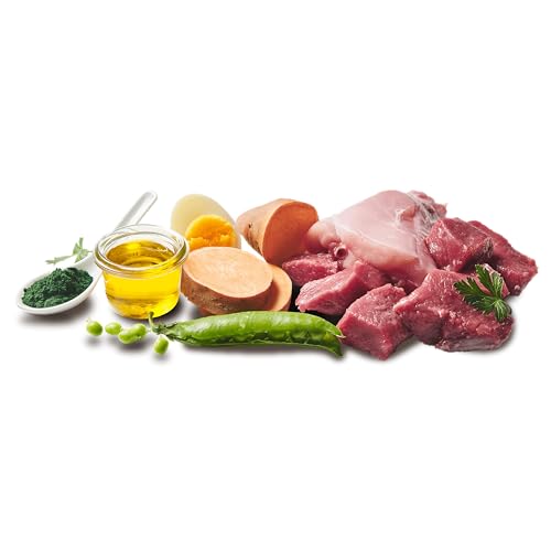 DOGGY Dog Paté Lamm & Kaninchen, 6 x 400 g, Nassfutter für Hunde, getreidefreies Hundefutter mit Lachsöl und Grünlippmuschel, Alleinfuttermittel mit Süßkartoffel und Erbsen, Made in Germany