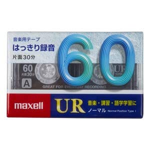 Amazon | マクセル カセットテープ(60分) UR-60M | Maxell