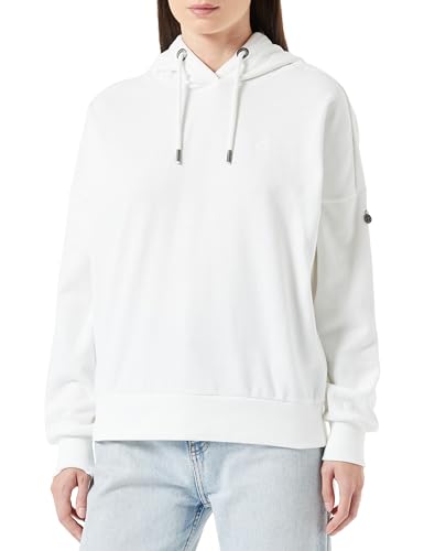 Sweat à capuche large acalmar pull ample blanc cassé contre le froid