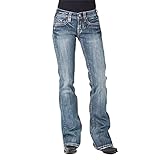 ❥Téléphone Élastque DGKaxiyaHM Pantalon en Jean délavé brodé pour Femme Jean Bootcut usé Coupe Slim à Taille mi-Haute Pantalon en Jean Crayon Boyfriend délavé (Bleu Clair,XS)