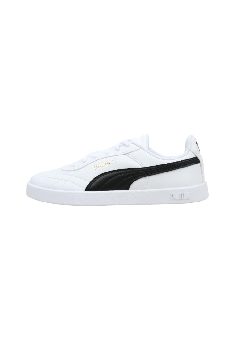 PUMA Club II Indoor JR Sneaker, White Black, 3.5 UK