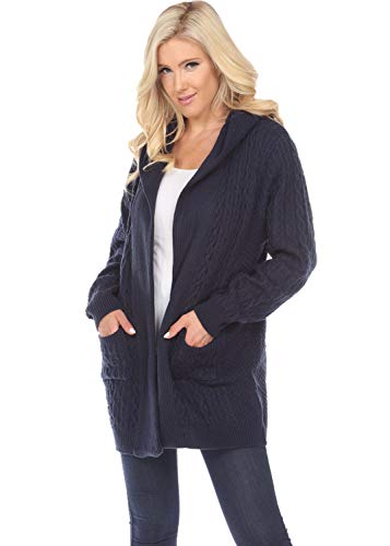 Image of SIMPLY COUTURE Women's Casual Pullover Cable-Knit Oversize Sweater