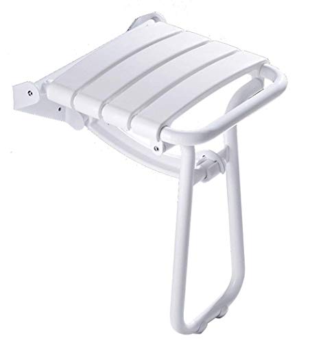 ZGQA-AOC Las heces Las heces de baño Cuarto de baño Plegable Pared del Taburete de baño Ducha Asiento de baño Taburete Plegable Silla montado en la Pared del Pasillo de Ancianos/discapacitados antid
