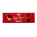 NESTLÉ CAJA ROJA bombones de chocolate con leche y praliné avellana CUORE 26g, contiene 3 bombones