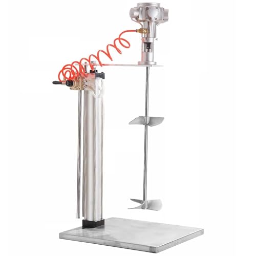 Automatic lifting paint stirrer with stand, pneumatic paint stirrer, 55 gallon pneumatic paint stirrer, ink dye paint mixer