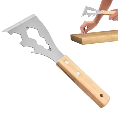 yakermur Grattoir de nettoyage, décapsuleur de bière - Outil mural portable - Dissolvant de colle ergonomique - Outil multifonction - Pour les amis de la famille et les collègues