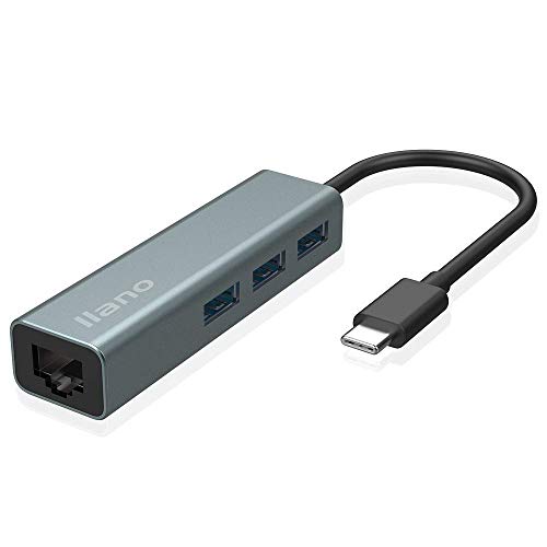 USB C to LAN Ethernet Adapter, USB 3.1 Type-C to 3 Port USB