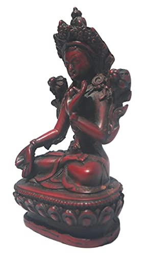 Estatua de Tara pequeña para compasión y éxito miniatura 3