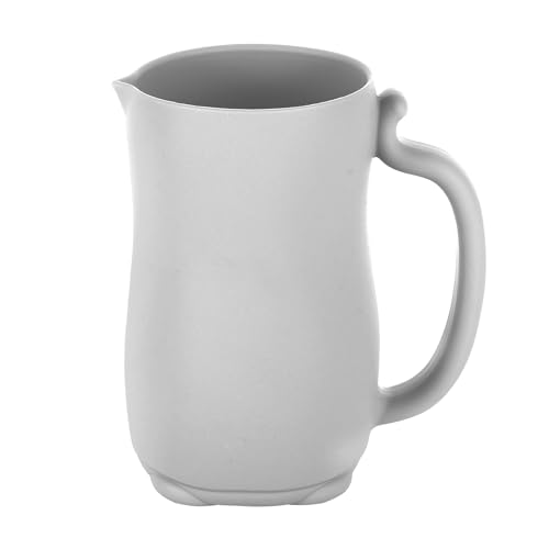 Badespülbecher Baby, Silikon Haarwaschbecher Spüler Babyhaar Spülbecher mit Leicht zu Greifendem Griff zum Ausspülen von Seife und Shampoo für Baby Badeutensilien(Silbergrau)