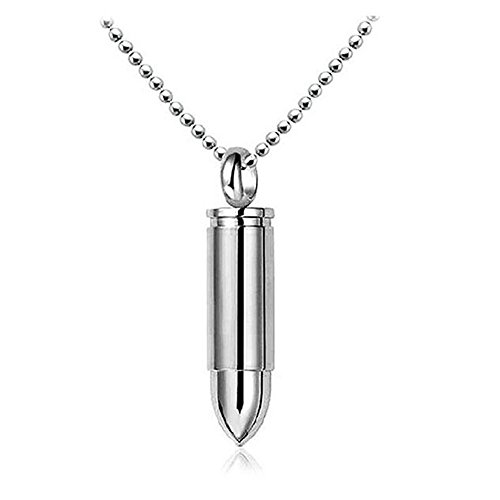 CXZC Mode Hommes Silver Steel Balle Pendentif Chaîne Cool Cadeau Bijoux