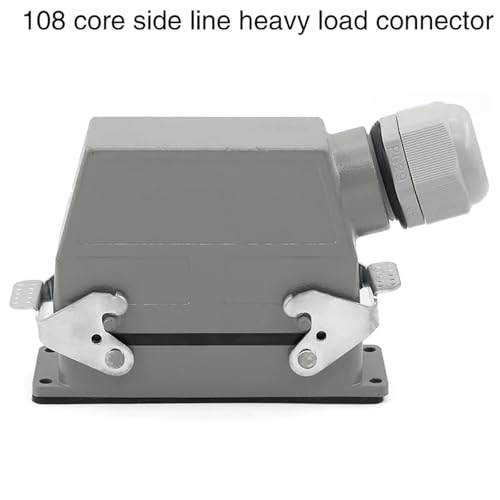 Conector rectangular de alta resistencia HDC-HD-108 de calidad industrial de 250V 4