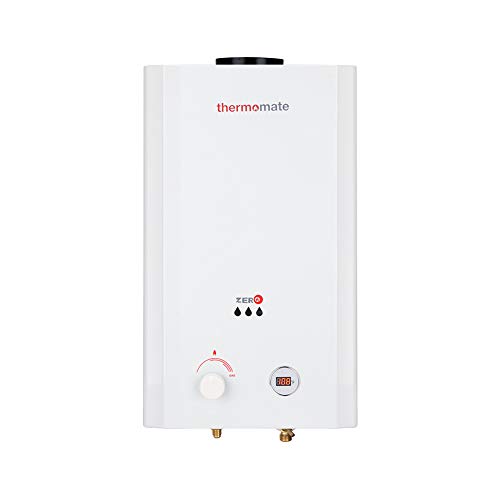 thermomate ZERO10 2.64 GPM Propane Tankeless Gas Water Heater for Outdoor, Low Pressure