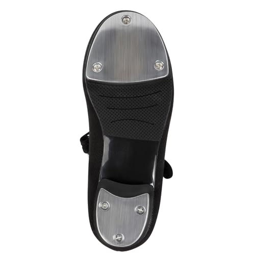 Linodes Canvas Upper Easy Strap Tap Shoe Dance Flats for Girls and Boys (Toddler/Little Kid/Big Kid)4