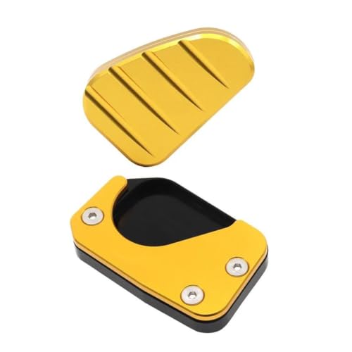 Plaque agrandissement support latéral CC110 pour garer sa moto sur l'herbe et le sable
