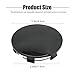 LAFFOONPARTS 4Pcs 83MM ABS Black Car Wheel Center Caps for Cadillac Escalade 2015-2021, Chevrolet Avalanche 1500 2008-2013, GMC Canyon 2004-2021