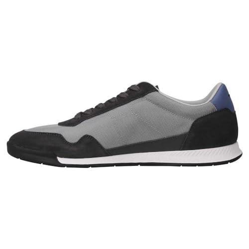 Image of BOSS Men's Titanium SL sdtxny Trainers Made of Various Materials with Suede Details and Lacing Size