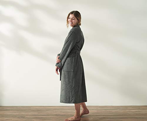 Coyuchi Unisex Air Weight Robe - 100% Organic Cotton Relaxed Bathrobe3