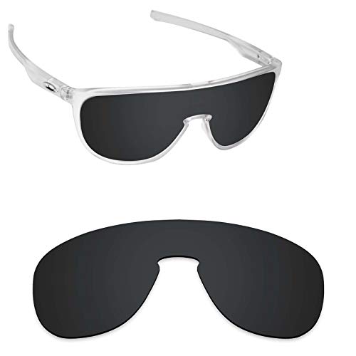 Image of Alphax Stealth Black Polarized Replacement Lenses for Oakley Trillbe OO9318