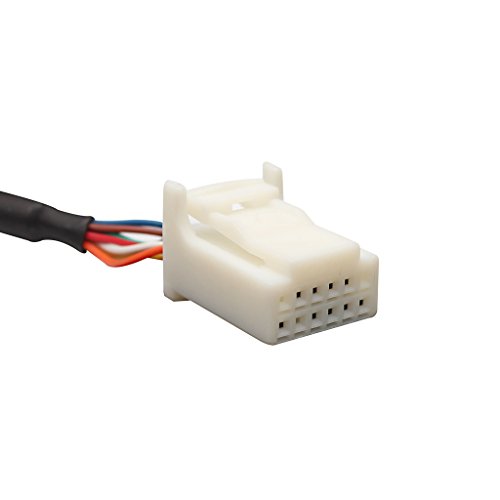 Auxillary Adapter,Yomikoo AUX Car MP3 Player Radio Interface AUX in Adapte 3.5mm Aux Interface for Toyota (6+6) Pin Connector 2005-2010 Camry 2005-2011 Corolla 2003-2010 RAV4 - Thumbnail 5
