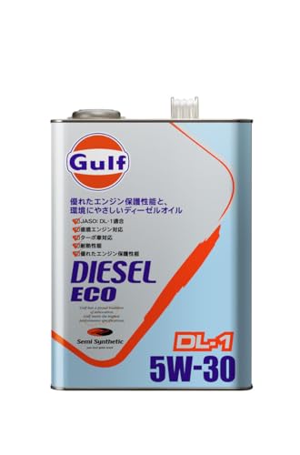 ガルフ(Gulf) エンジンオイル DIESEL ECO DL-1 5W-30 Semi Synthetic 4L