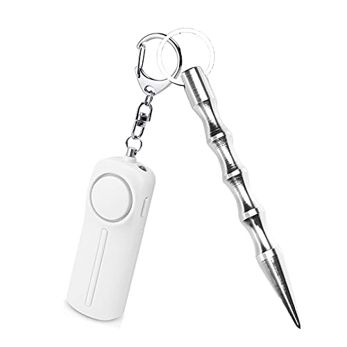Self Defense Keychain for Women, Safesound Personal Alarm, 130dB Safety Alarm Keychain with Emergency LED Light & Anti-Wolf Keychains Protection for Girl, Children,Elderly